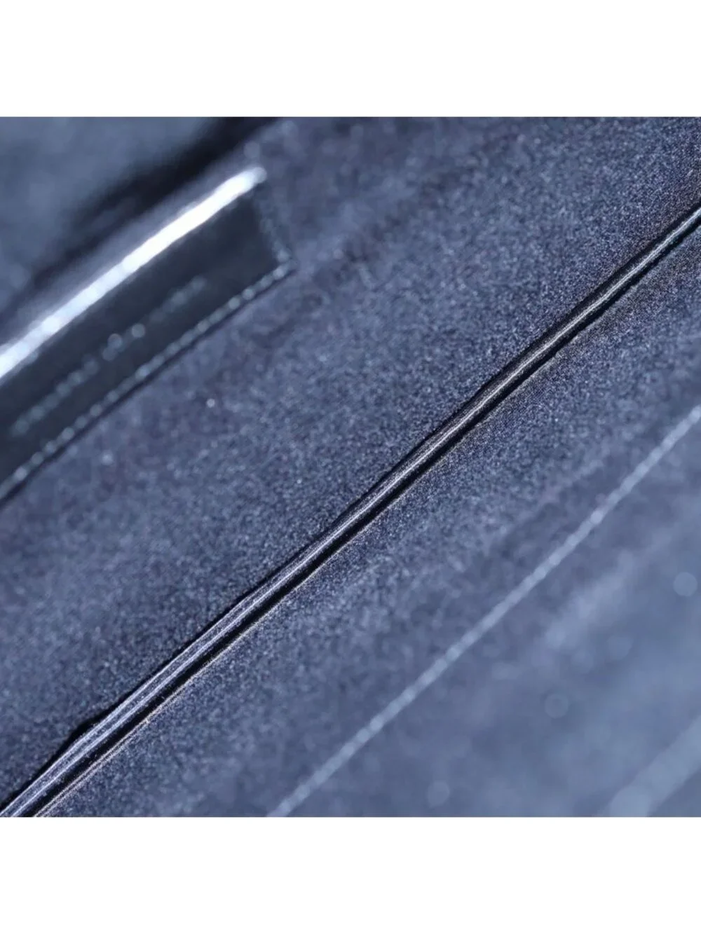 Saint Laurent Paris YSL Monogram Clutch Black Leather Silver